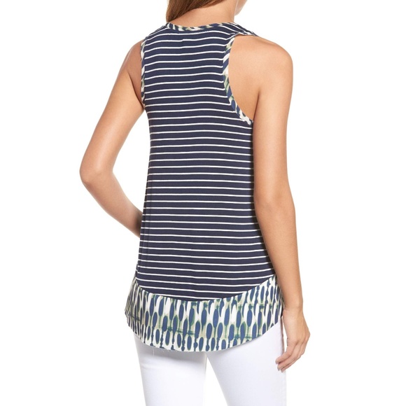 Caslon Mix Print Flowy Tank - Picture 2 of 5